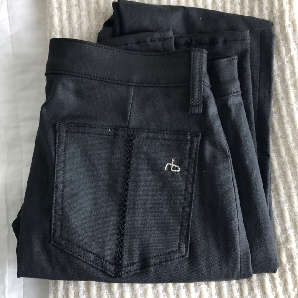 Rag &a Bone black denim